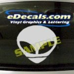 CRT453 Alien Cartoon Decal