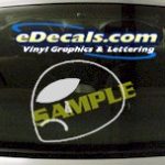 CRT457 Alien Cartoon Decal