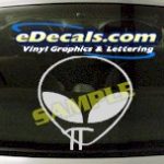 CRT463 Alien Cartoon Decal