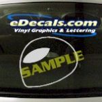 CRT464 Alien Cartoon Decal