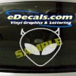 CRT465 Alien Cartoon Decal