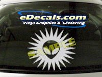 CRT473 Alien Cartoon Decal