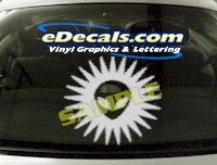  CRT479 Alien Cartoon Decal