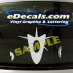 CRT483 Alien Cartoon Decal