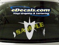  CRT483 Alien Cartoon Decal