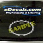 CRT484 Alien Cartoon Decal