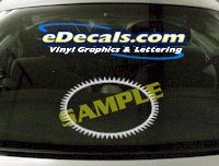  CRT484 Alien Cartoon Decal