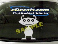  CRT485 Alien Cartoon Decal