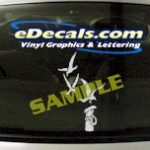 CRT501 Seagull Post Marine Cartoon Decal