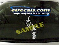 CRT501 Seagull Post Marine Cartoon Decal