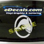 CRT502 Dolphin Circle Marine Cartoon Decal