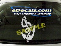  CRT506 Anchor Marine Cartoon Decal