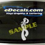 CRT514 Happy Sailor Dancing Marine Cartoon Decal
