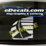 CRT522 Sailboat Marine Cartoon Decal