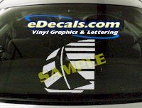  CRT522 Sailboat Marine Cartoon Decal