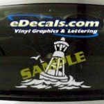 CRT523 Bouy Marine Cartoon Decal