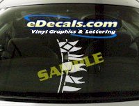  CRT525 Nautical Flags Marine Cartoon Decal