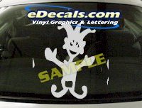  CRT557 Spinelli Cartoon Decal