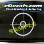 CRT603 Bullseye Cartoon Decal