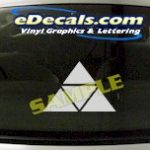 CRT605 Pyramid Cartoon Decal