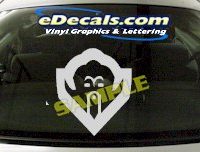  CRT607 Wise Guy Orient Cartoon Decal