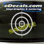 CRT611 Bullseye Cartoon Decal