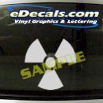 CRT614 Super Street Hazard Symbol Decal