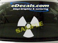  CRT614 Super Street Hazard Symbol Decal