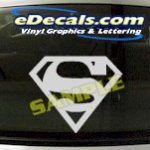 CRT615 Superman Cartoon Decal