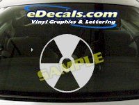  CRT616 Super Street Hazard Symbol Decal
