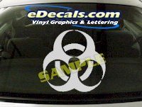  CRT620 Hazard Symbol Decal