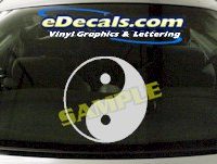  CRT628 Tau Ying Yang Cartoon Decal
