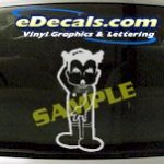 CRT629 Cat Cartoon Decal