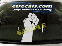  CRT631 Strong Arm Cartoon Decal