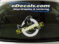  CRT633 Ghostbusters Cartoon Decal