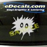 CRT650 Eyes cartoon Decal