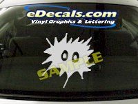 CRT650 Eyes cartoon Decal