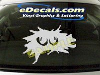  CRT651 Eyes cartoon Decal
