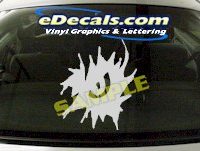  CRT652 Eyes cartoon Decal