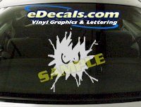  CRT653 Eyes cartoon Decal