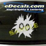 CRT654 Eyes cartoon Decal