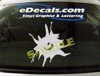  CRT659 Eyes cartoon Decal