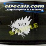 CRT661 Eyes cartoon Decal