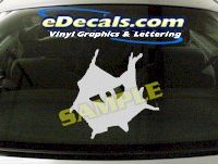  CRT663 Eyes cartoon Decal