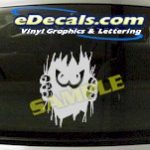 CRT664 Eyes cartoon Decal