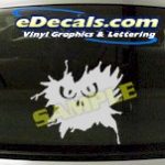 CRT665 Eyes cartoon Decal