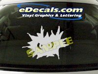  CRT666 Eyes cartoon Decal