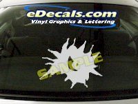  CRT667 Eyes cartoon Decal