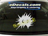  CRT668 Eyes cartoon Decal