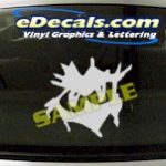 CRT669 Eyes cartoon Decal